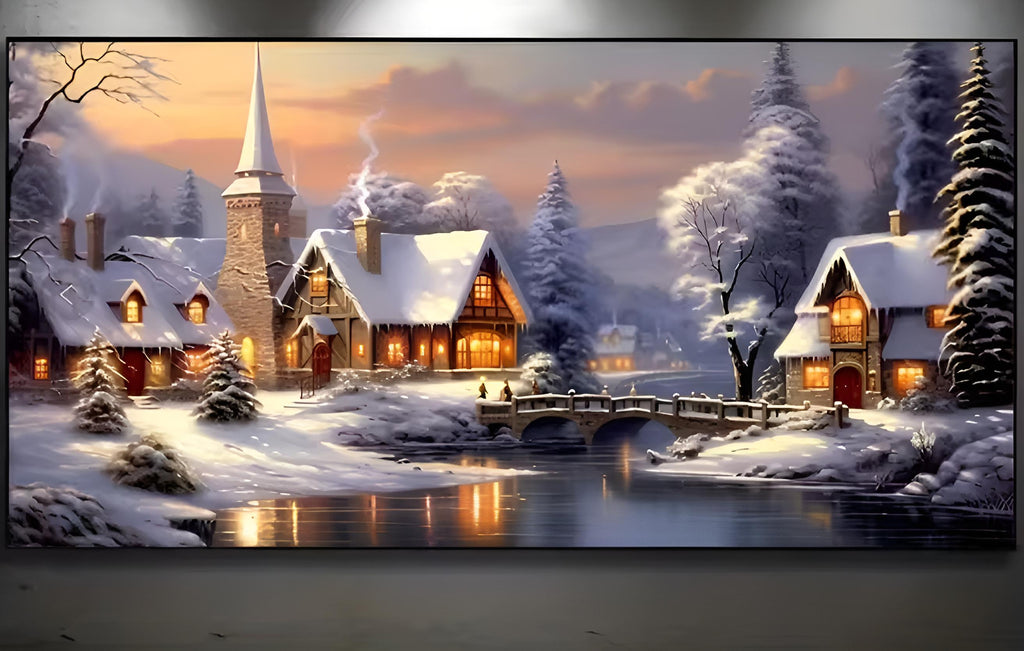 Village sous la neige ☃️