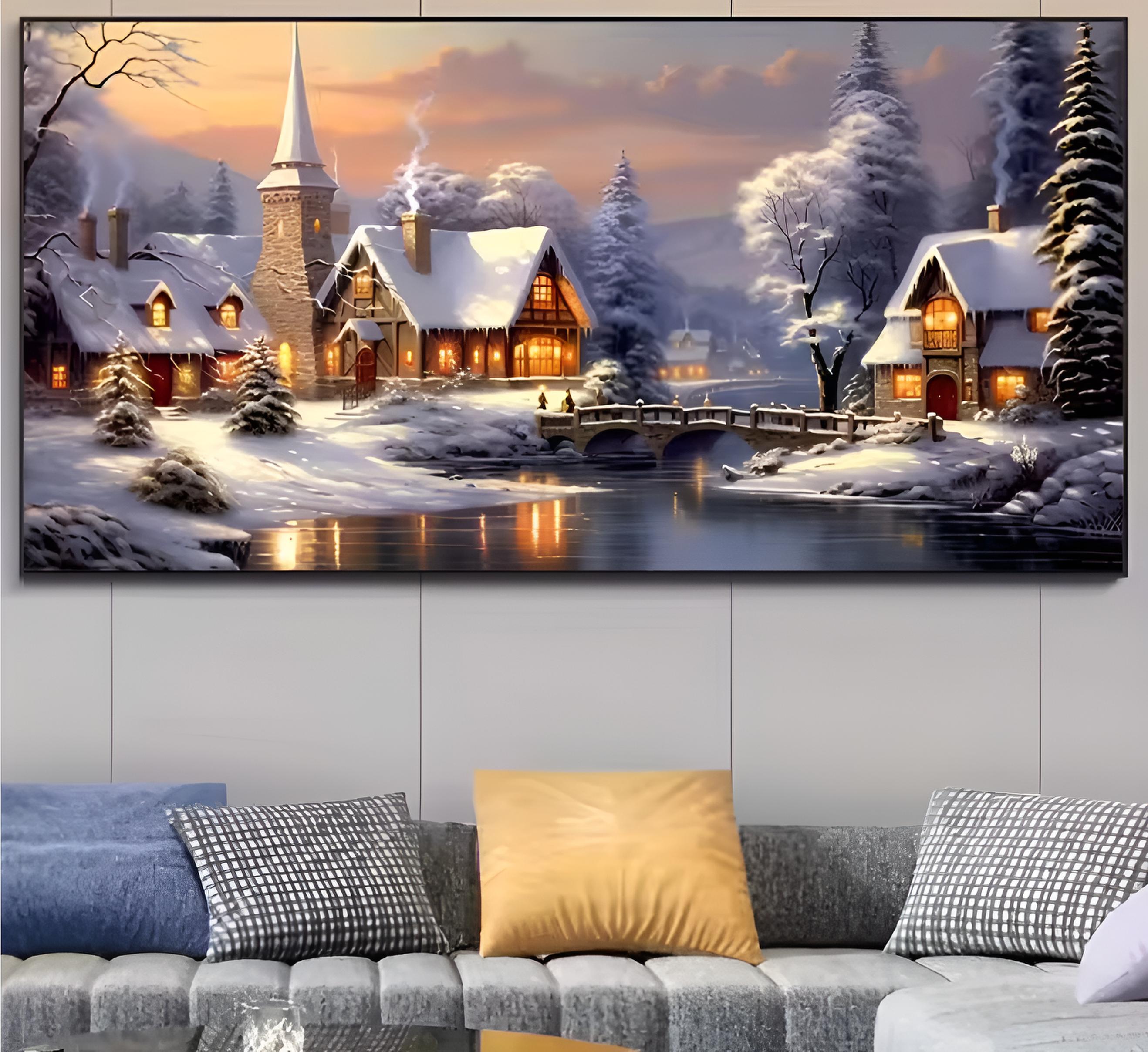 Village sous la neige ☃️