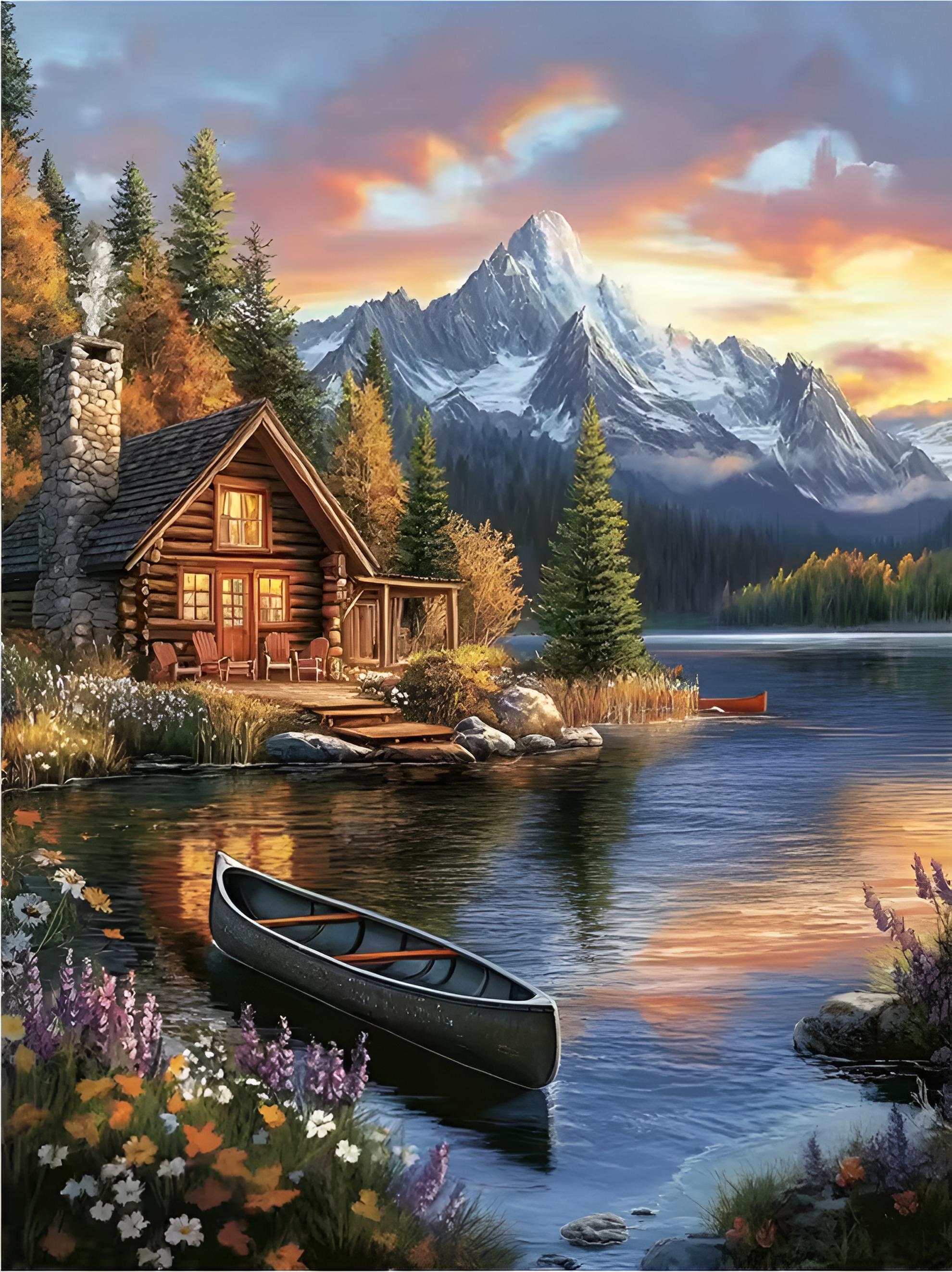 Cabane au bord du lac 🛶